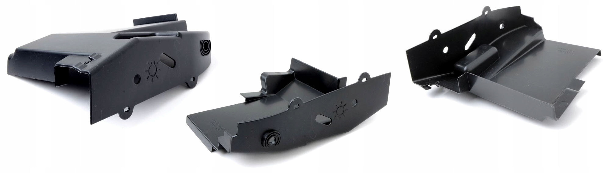 BORA LAMPY reflektory halogeny przod CHROM ringi Regulacja wysokości elektryczna manualna