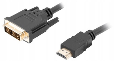 

Kabel Lanberg 1.8m DVI-D Hdmi Gold Fullhd 3D Arc