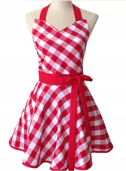 

Fartuch Kuchenny sukienka Pin Up kratka