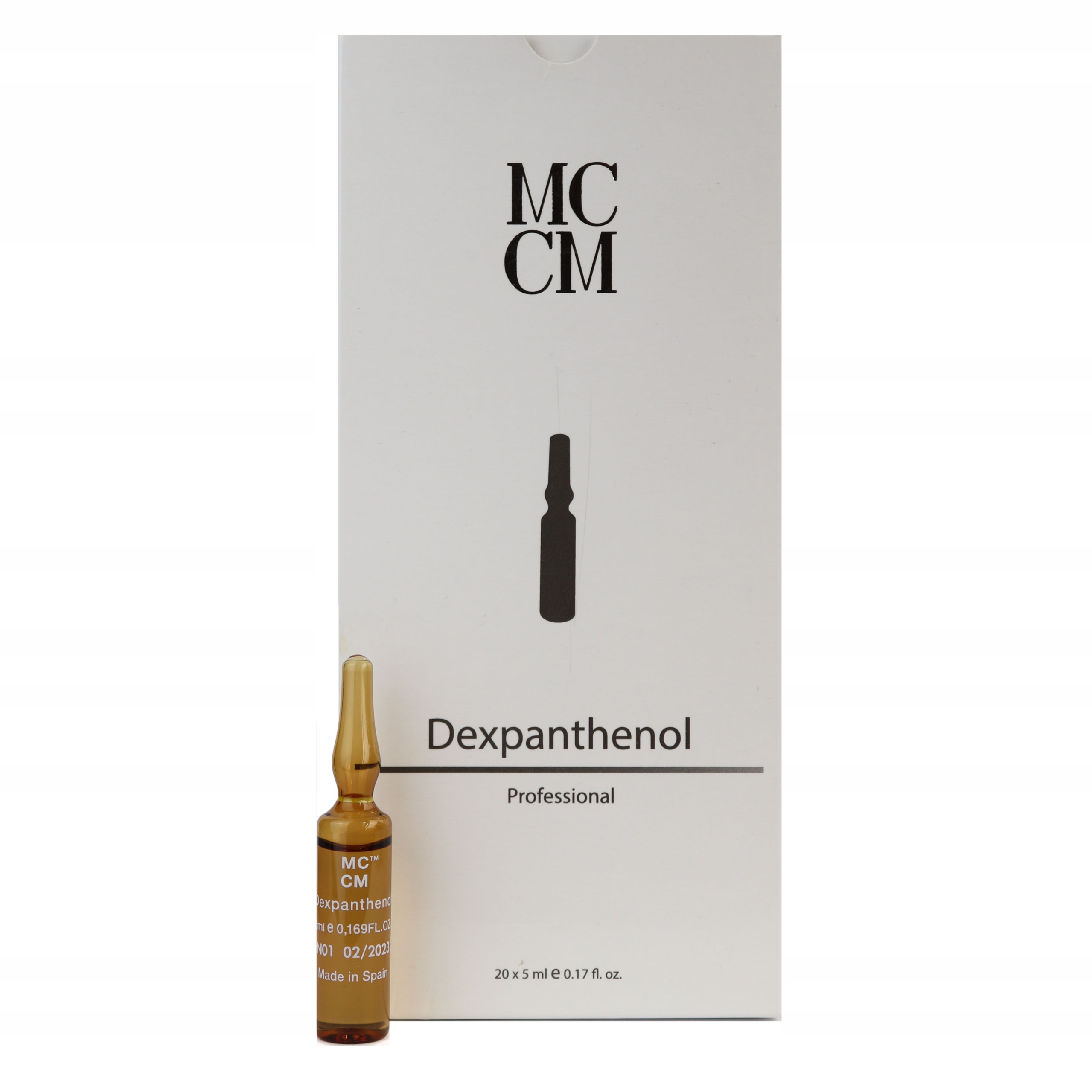 Ampułka MCCM Dexpanthenol Mezoterapia Derma roller Marka MCCM