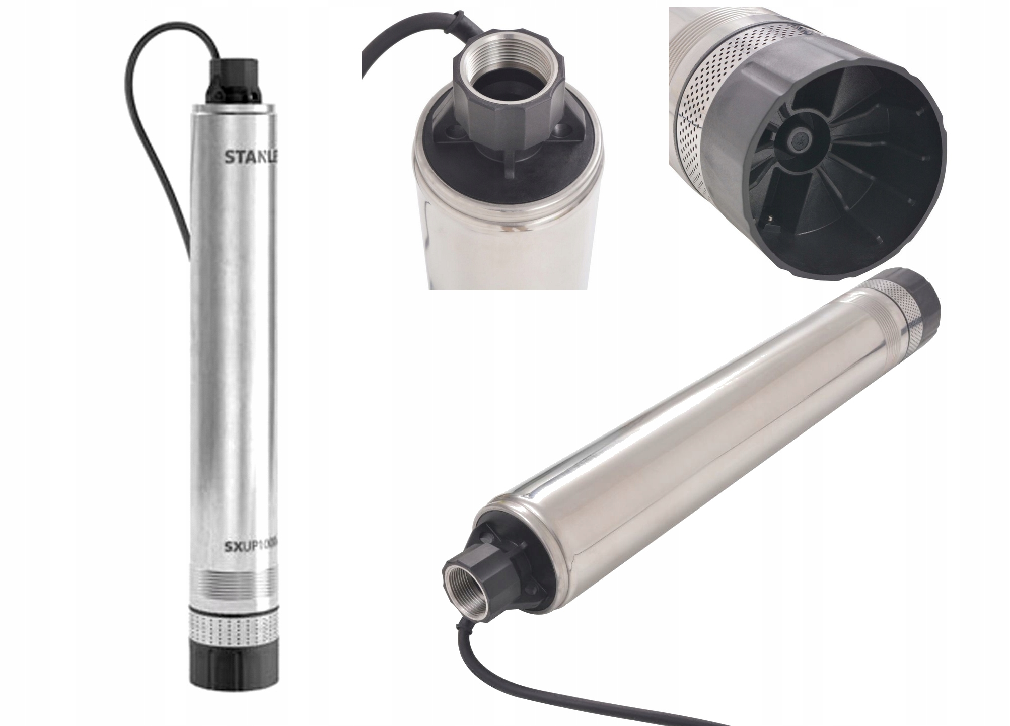 Pompa Głębinowa Do Studni Do Wody Czystej Moc 1000W 55M SXUP1000XWE Stanley