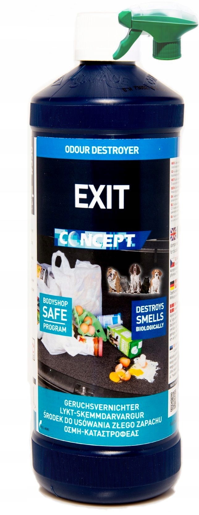 

Exit Concept skutecznie usuwa zapach moczu kota 1L