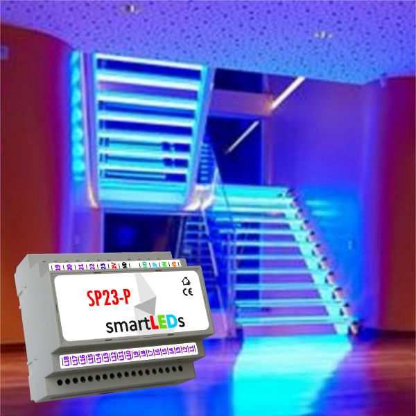 Sterownik schodowy LED smartLEDs SP23-P sonda światła fala półpiętro Stan opakowania oryginalne