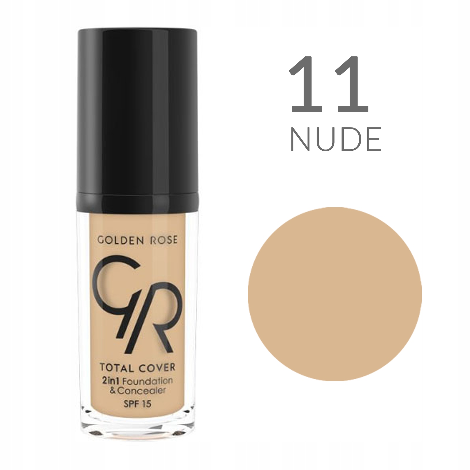 GOLDEN ROSE Total Cover 2in1 PODKŁAD i KOREKTOR 11 EAN (GTIN) 8691190963712