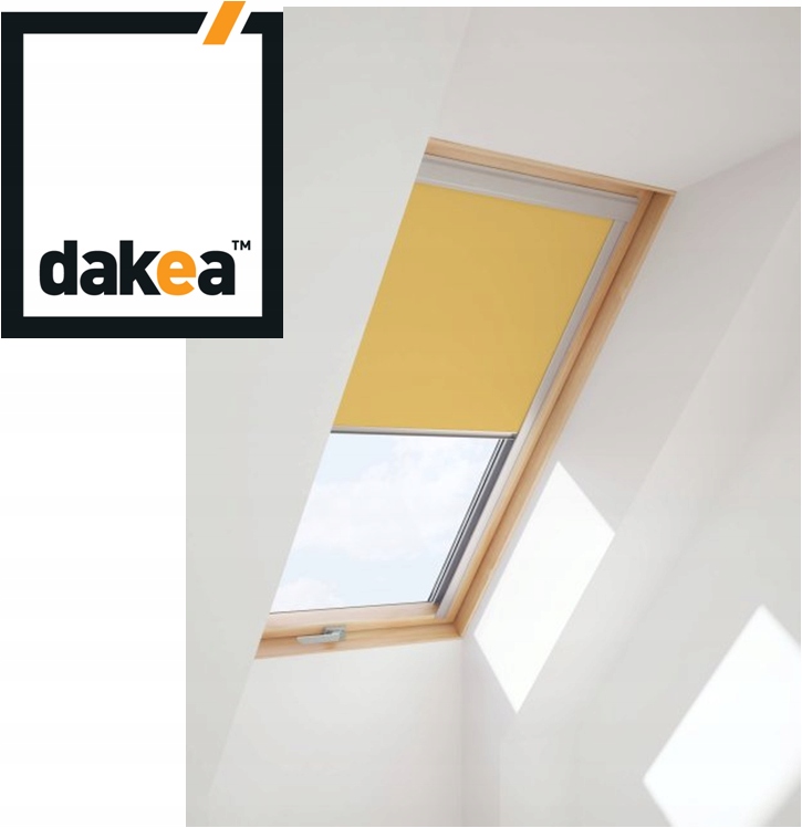 

Roleta Zaciemniająca do Velux Fakro 66x118 Żółta