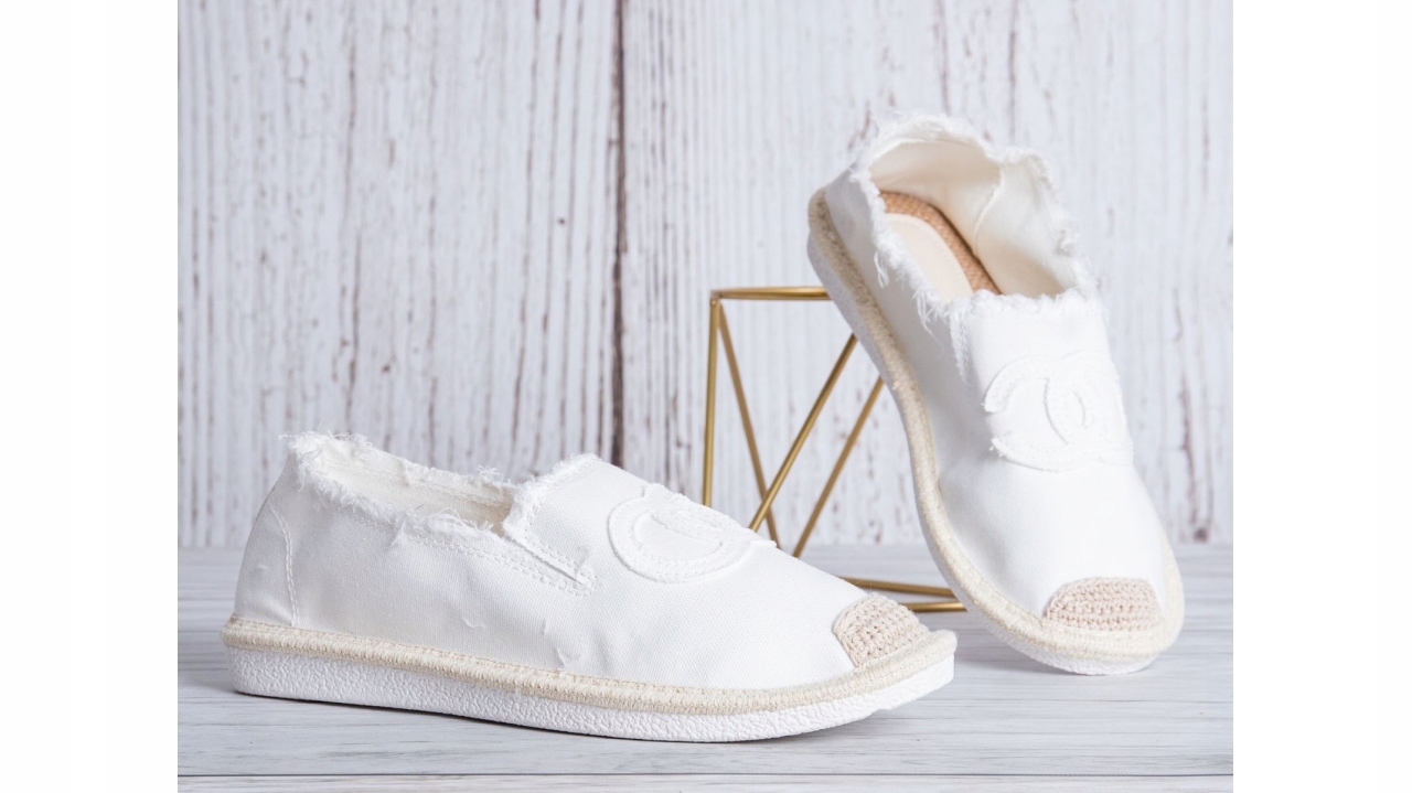 

Espadryle New Collection Wiosna-Lato 2020 Białe 40
