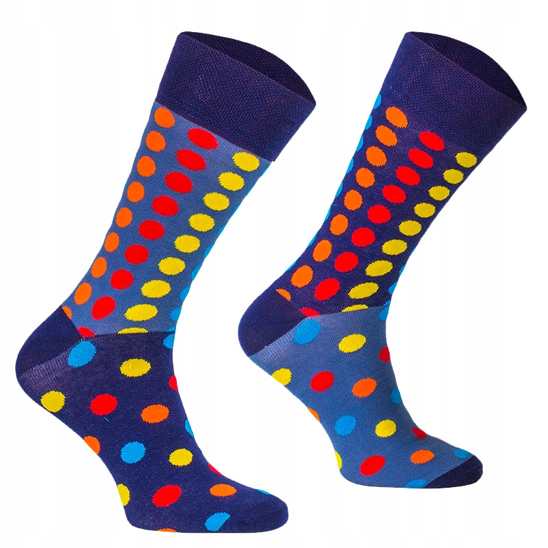 

Skarpety Sporty Socks kolorowe Grochy kropki 39-42