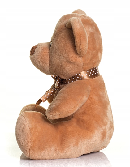 MAŁY PLUSZOWY BRĄZOWY MIŚ Z KOKARDĄ DO SPANIA 20CM EAN (GTIN) 5056160755491