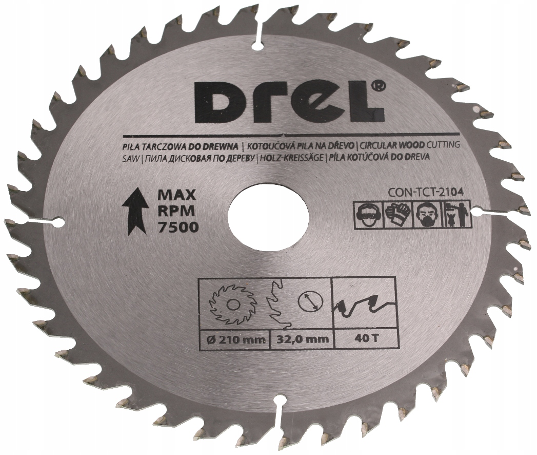 

Piła Tarczowa Do Drewna 210 mm x 40 T Widiowa