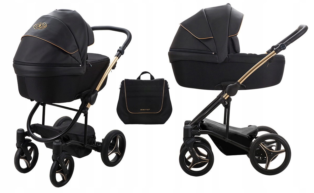 WÓZEK BEBETTO TORINO SI 01 ZŁOTO 3W1 CARLO 0+ Model torino si