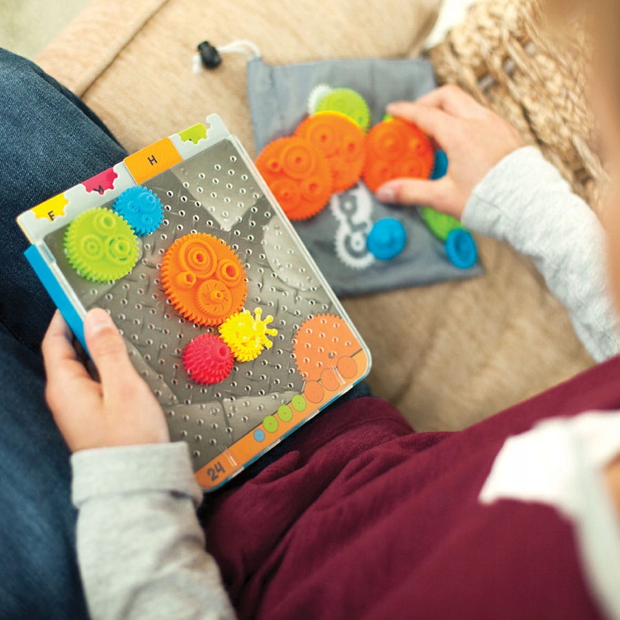 Logiczna Łamigłówka Kółka Zębate Crankity Karty Materiał plastik