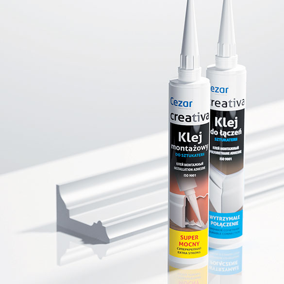 Listwa sufitowa sztukateria LGG-02 gzyms 12 cm Długość 2.4 m