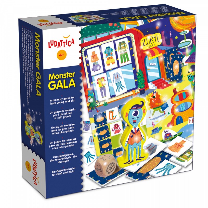 Liscianigiochi 47055 Gra Ludattica Gala Potworów