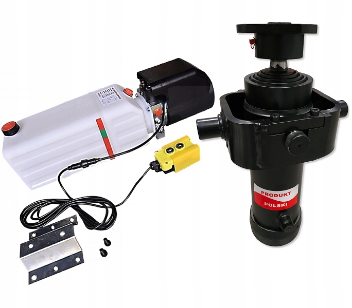 7166.1300 - Гідравлічний циліндр хід 1300 чиллер 12V KPL