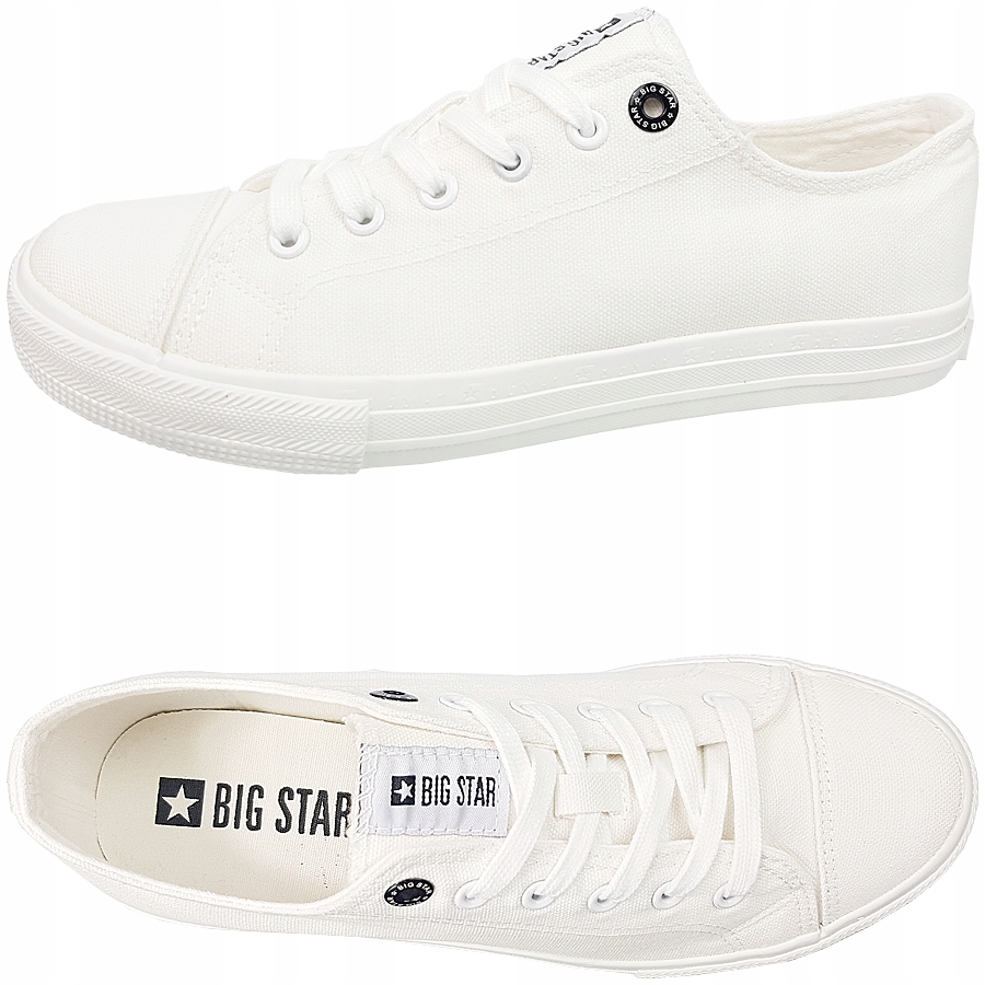 

Trampki Big Star męskie białe buty FF174337 44