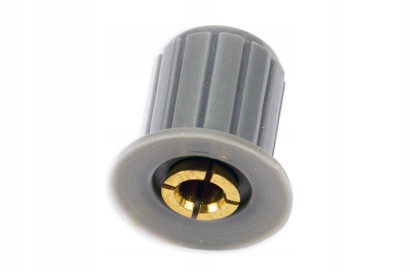 GAŁKA SZARA ZACISKOWA OŚ 4MM ŚREDNICA 12MM Producent FLIX