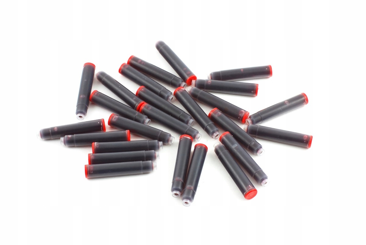 

Naboje Czerwone Do Piór 25 Szt.stand. Typ Pelikan