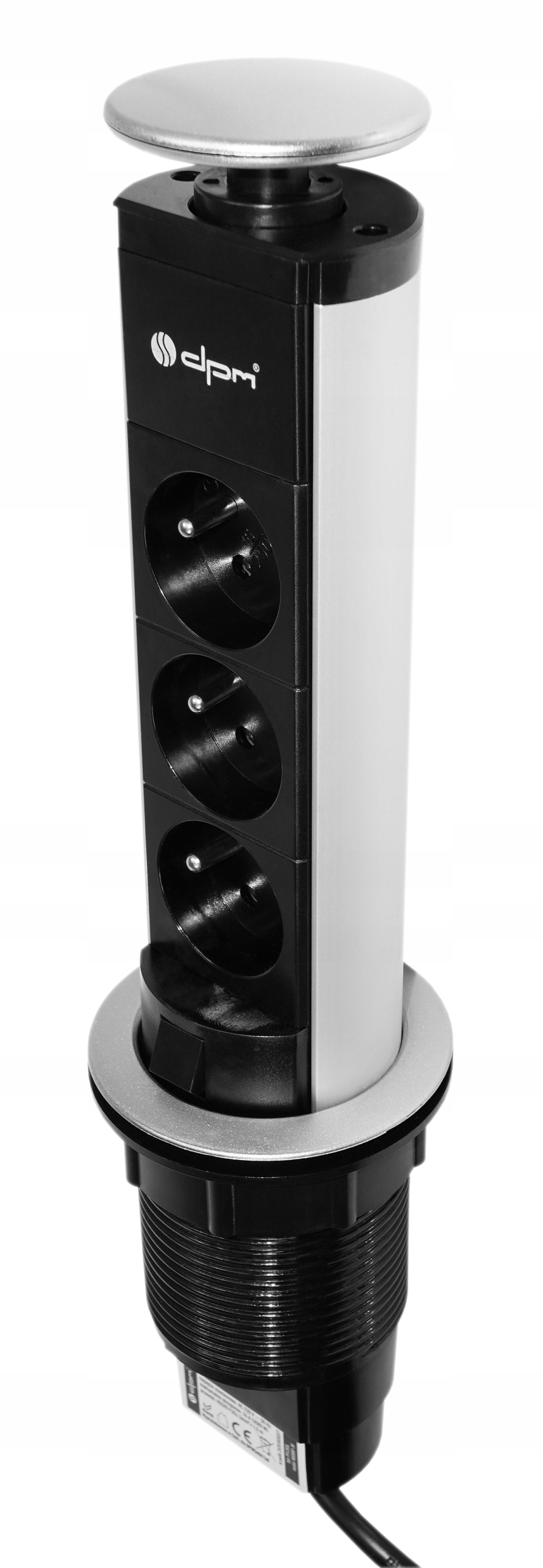 LISTWA ZASILAJĄCA PODBLATOWA KUCHENNA 3 GNIAZDA