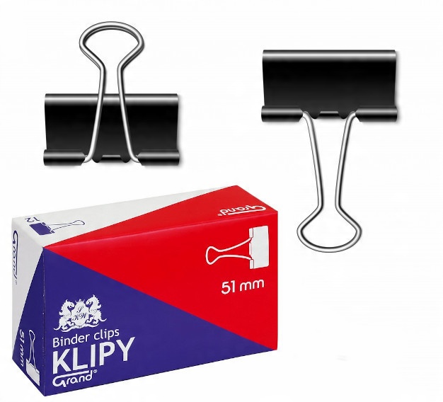 

Klip biurowy 51 mm Grand duży klipsy 12 szt. clip