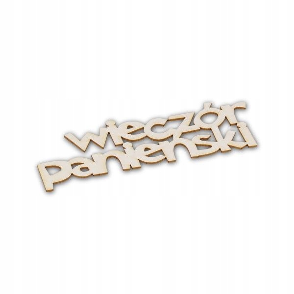 Scrapek sklejka Wieczór Panieński 13,5 cm x 7 cm