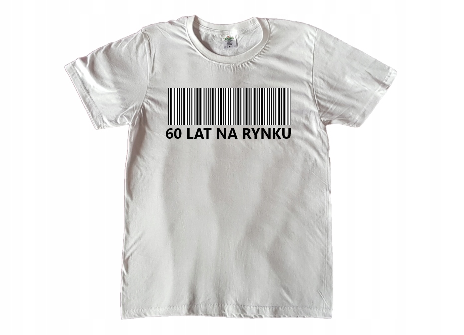 

Koszulka Męska 60 Lat Na Rynku Rozmiar XL