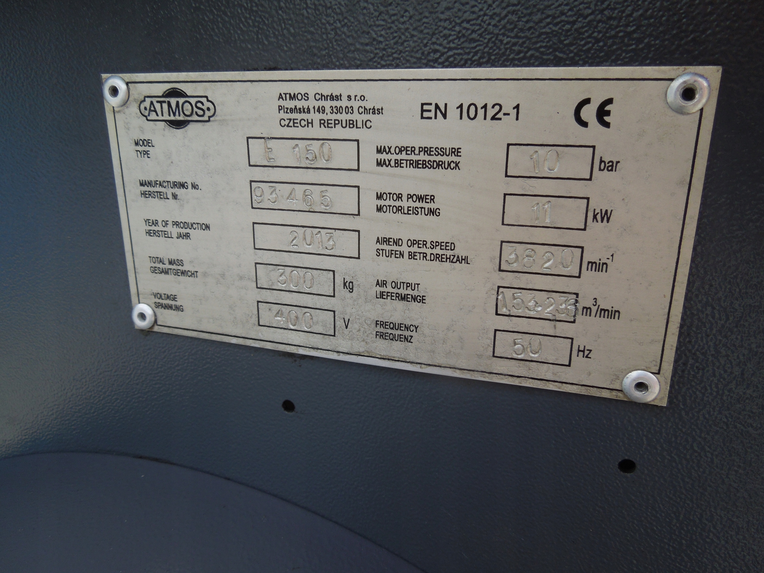 KOMPRESOR SRUBOWY ATMOS Albert 11Kw FALOWNIK 13r!! Marka inna