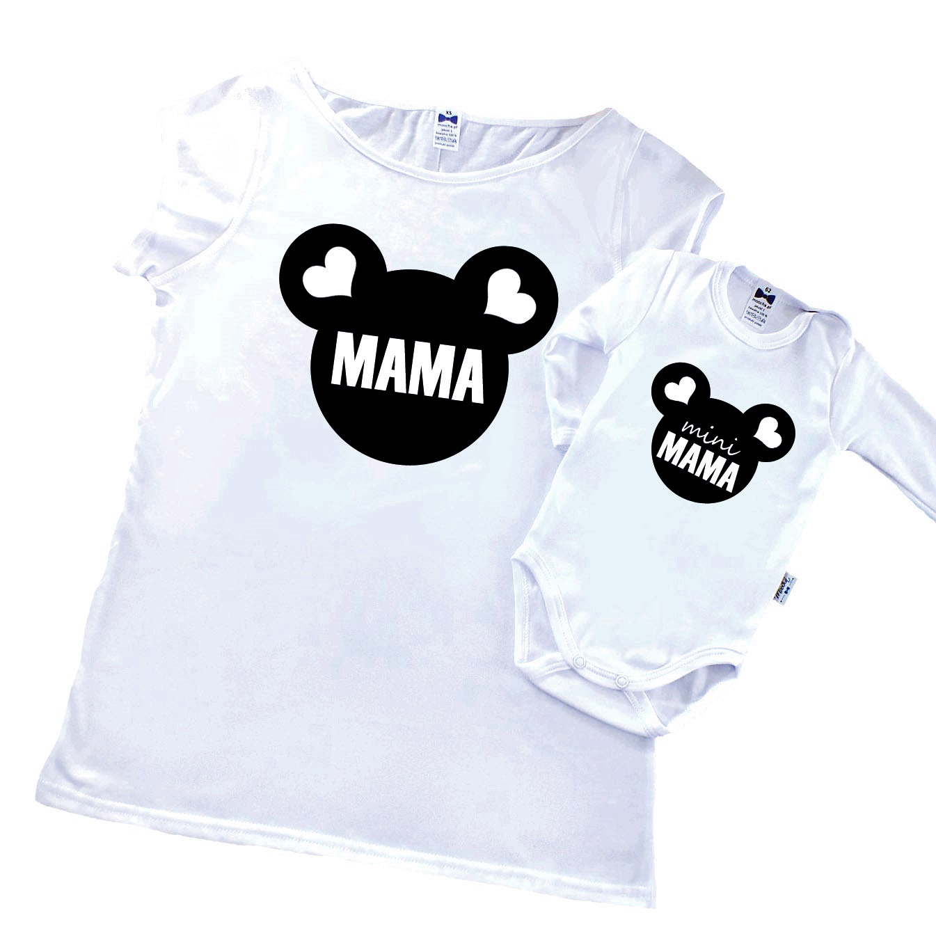 

Zestaw dla mamy i córki koszulki, body, komplet