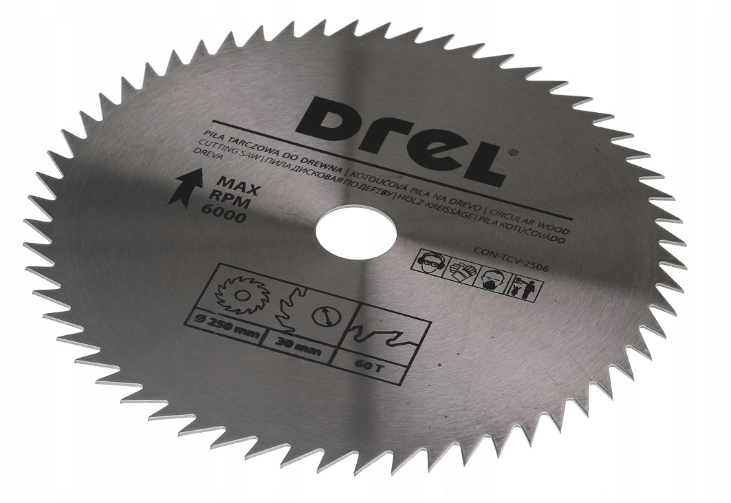 

Tarcza Piła Tarczowa Do Drewna 250 mm x 60 Zębów