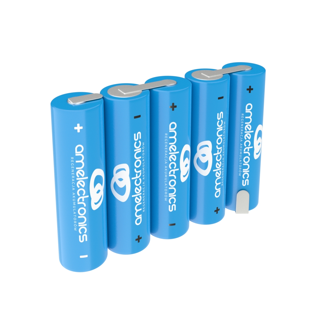 

Pakiet Akumulatorów 5 Ogniw Aa 6V 1000MAH Ni-cd