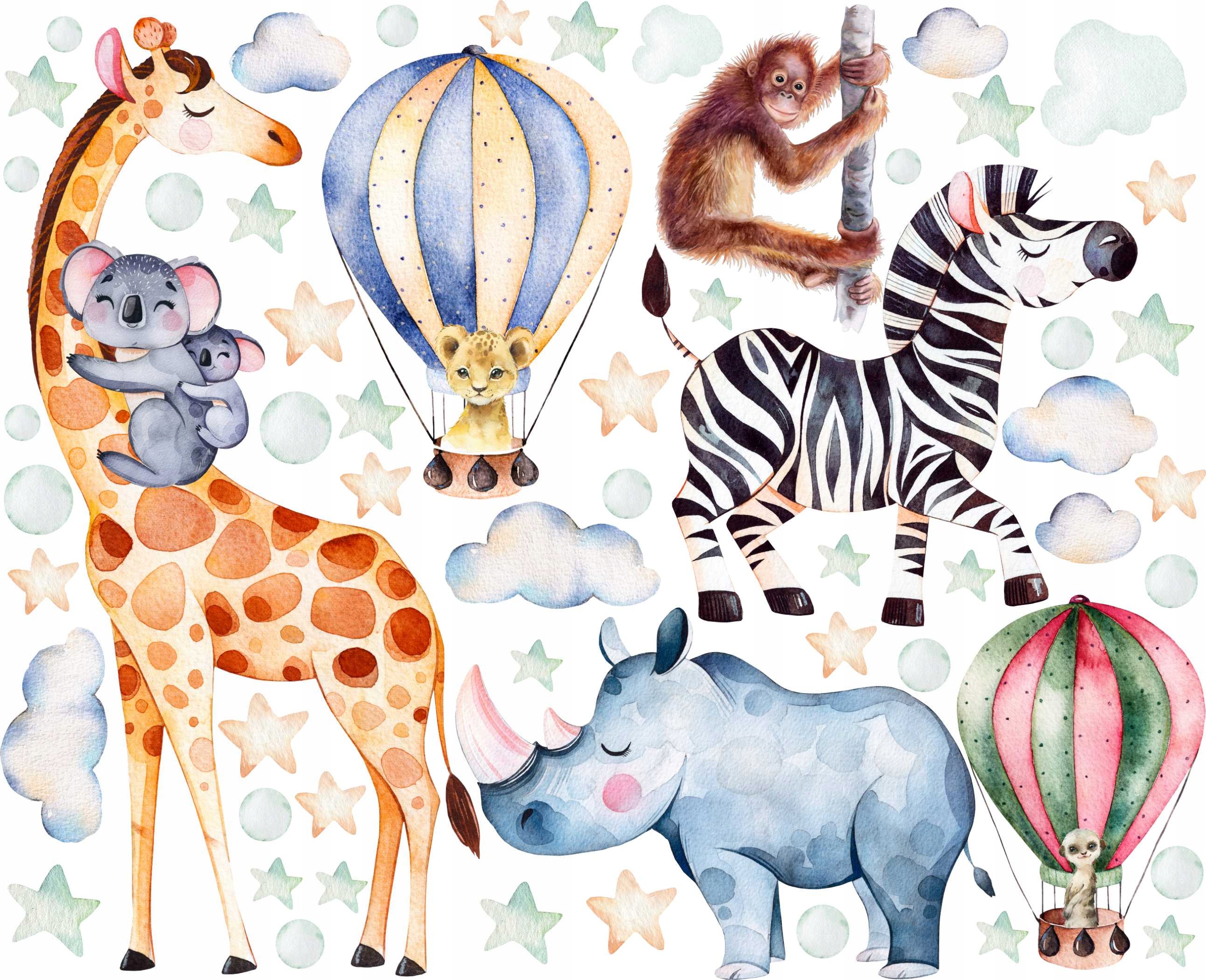 

Naklejki na ścianę dla dzieci Tropiki Żyrafa XL