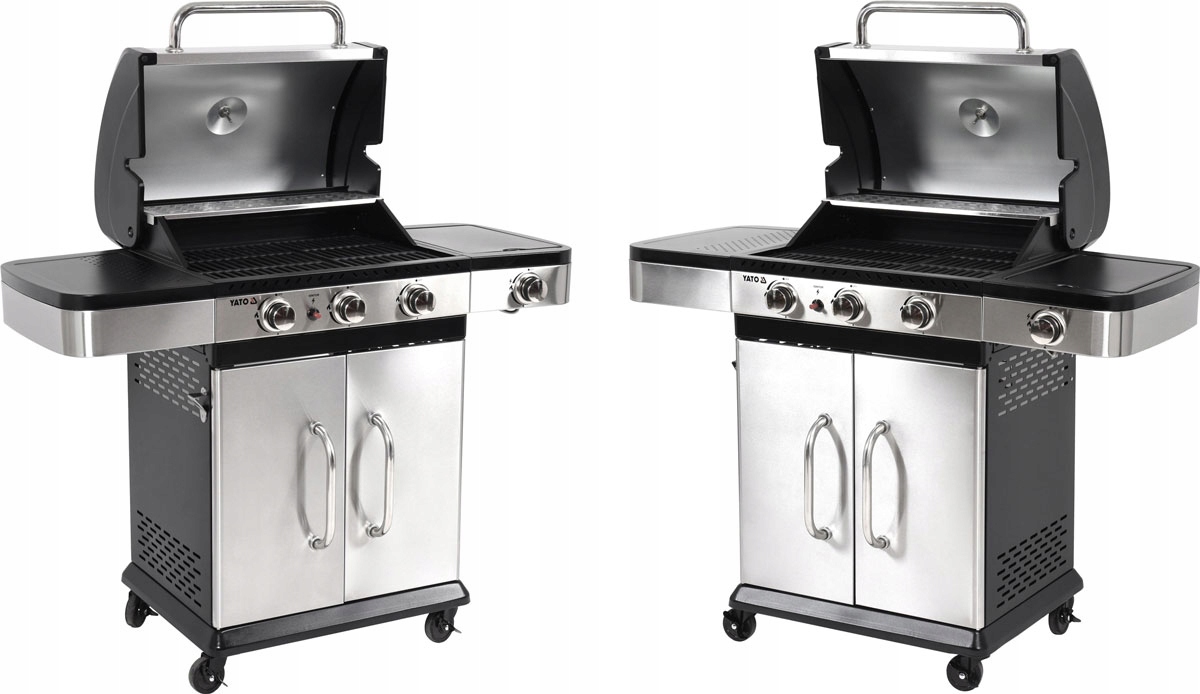 GRILL GAZOWY OGRODOWY STAL NIERDZEWNA 11.2 KW YATO Szerokość grilla 122 cm