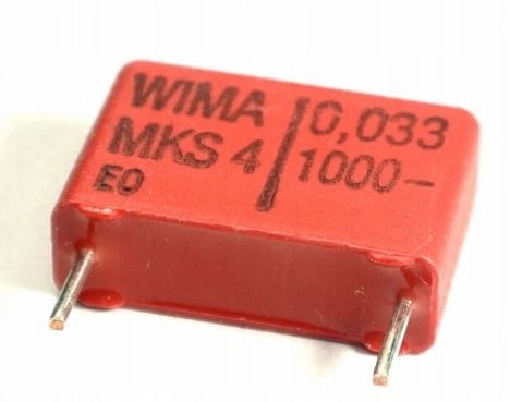 

33nF 1000V MKS4 Wima 15mm kondensator [2szt] #941