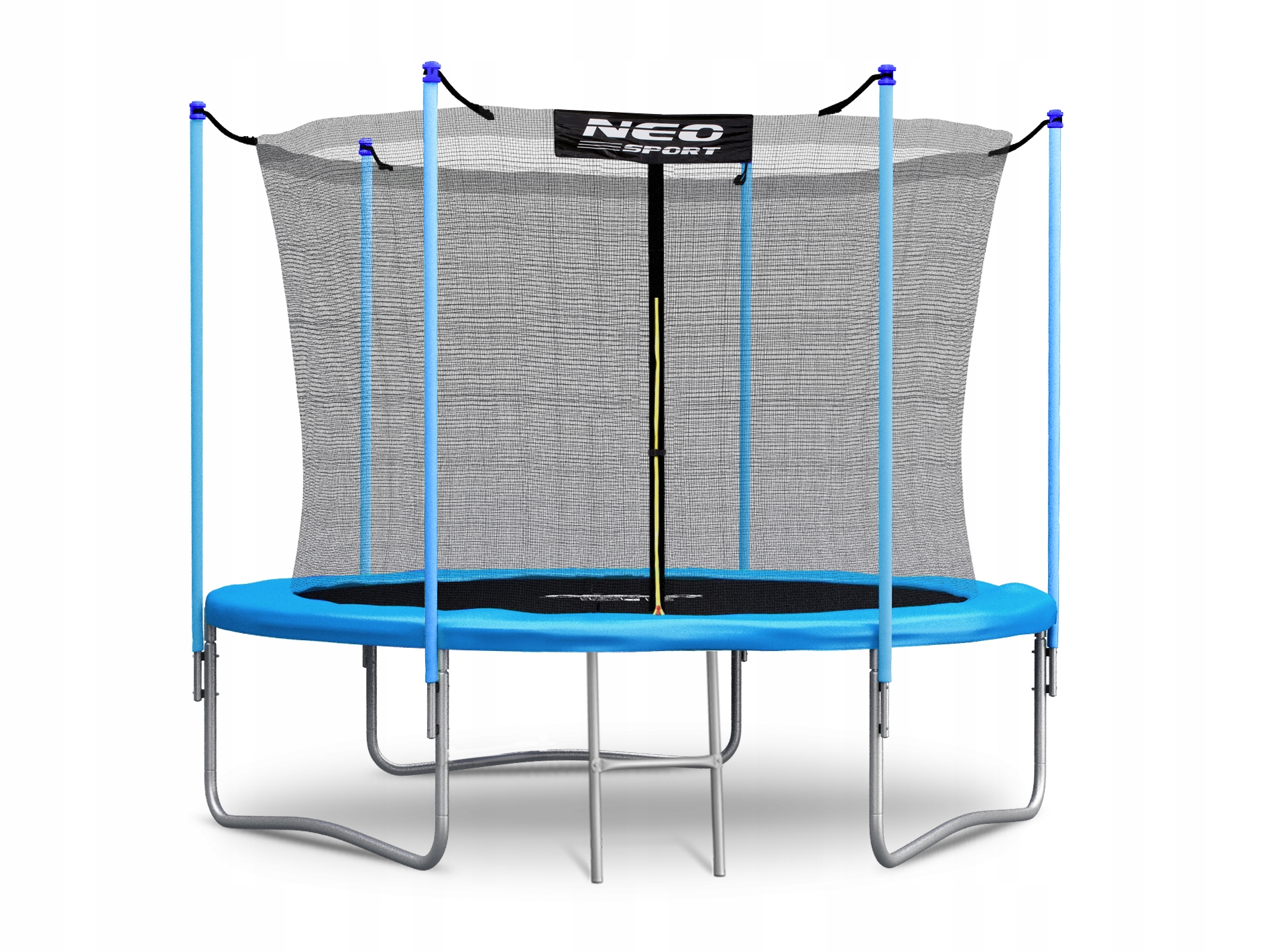 TRAMPOLINA OGRODOWA 183CM SIATKA DRABINKA NEOSPORT Wysokość 195 cm
