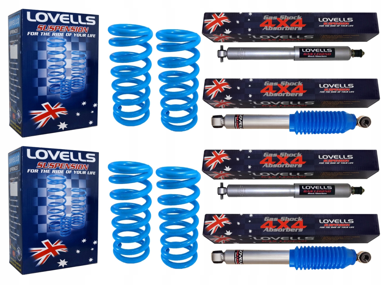 KOMPLET ZAWIESZENIA +2'' GRAND CHEROKEE ZJ LOVELLS