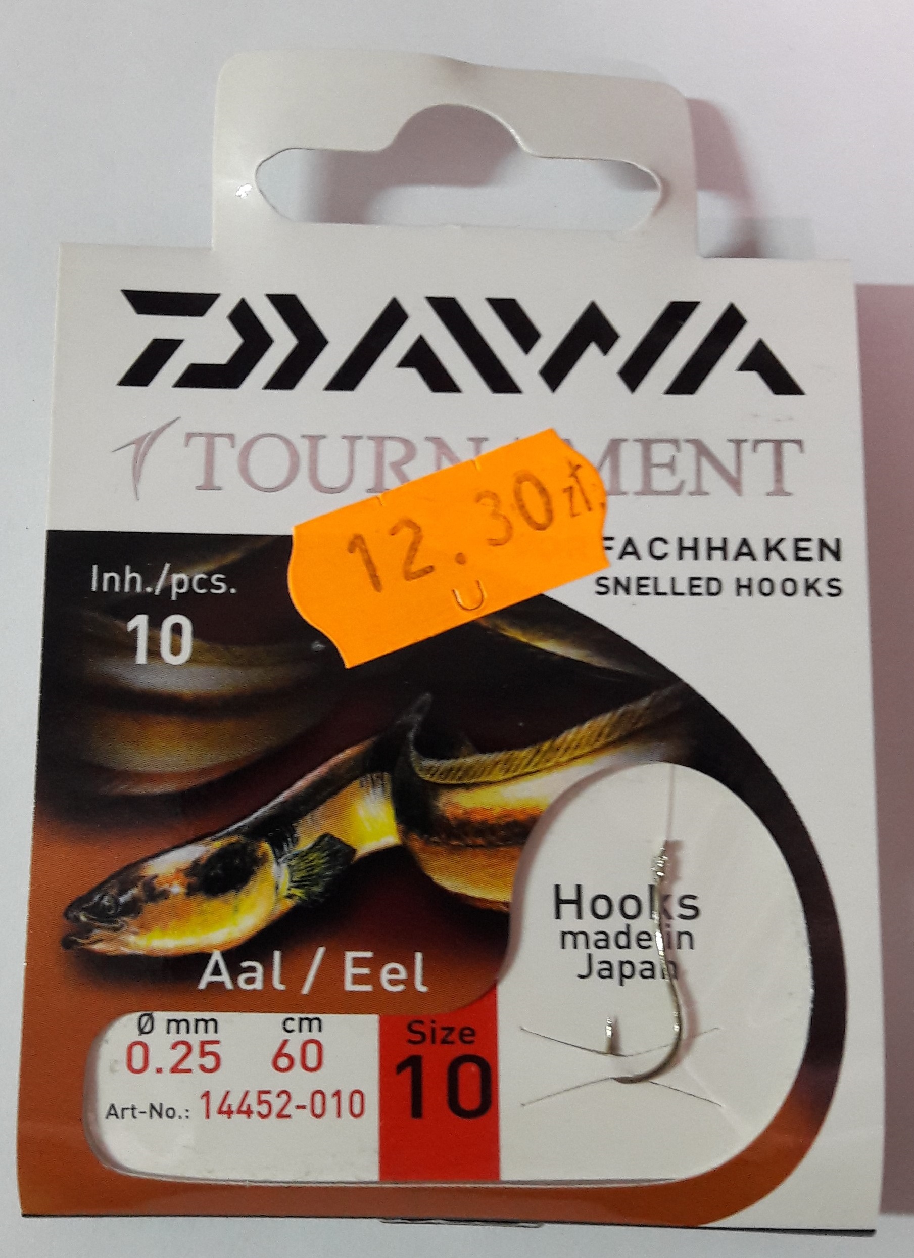 Haki z przyponem Daiwa Tournament węgorzowe nr 10