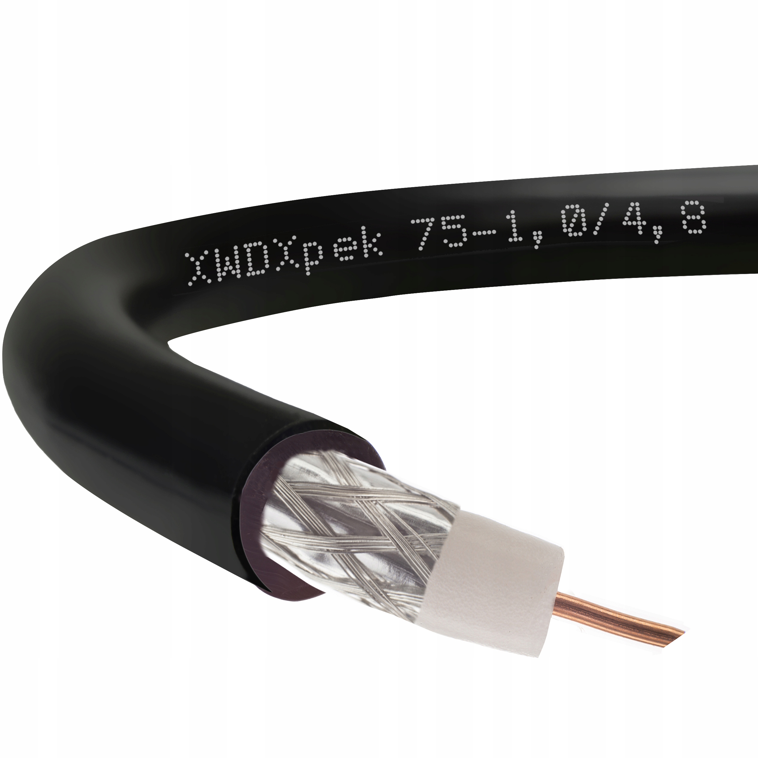 

Kabel Koncentryczny Antenowy Zewnętrzny Miedź Cu