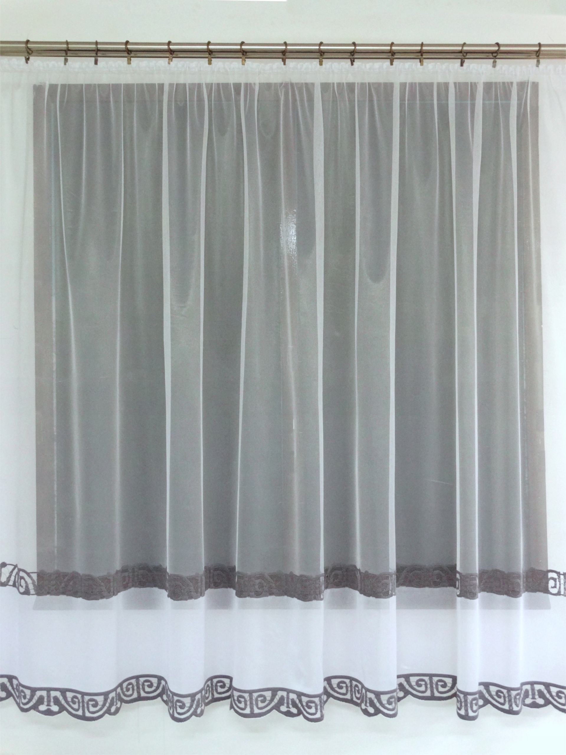 

Mg Firana 573/116 Szara 300X250 gotowa z taśmą