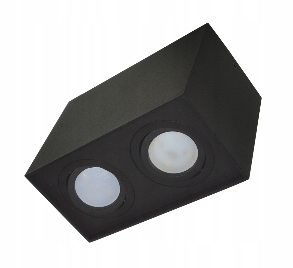 

Oprawa natynkowa Ruchoma lampa podwójna 230V GU10