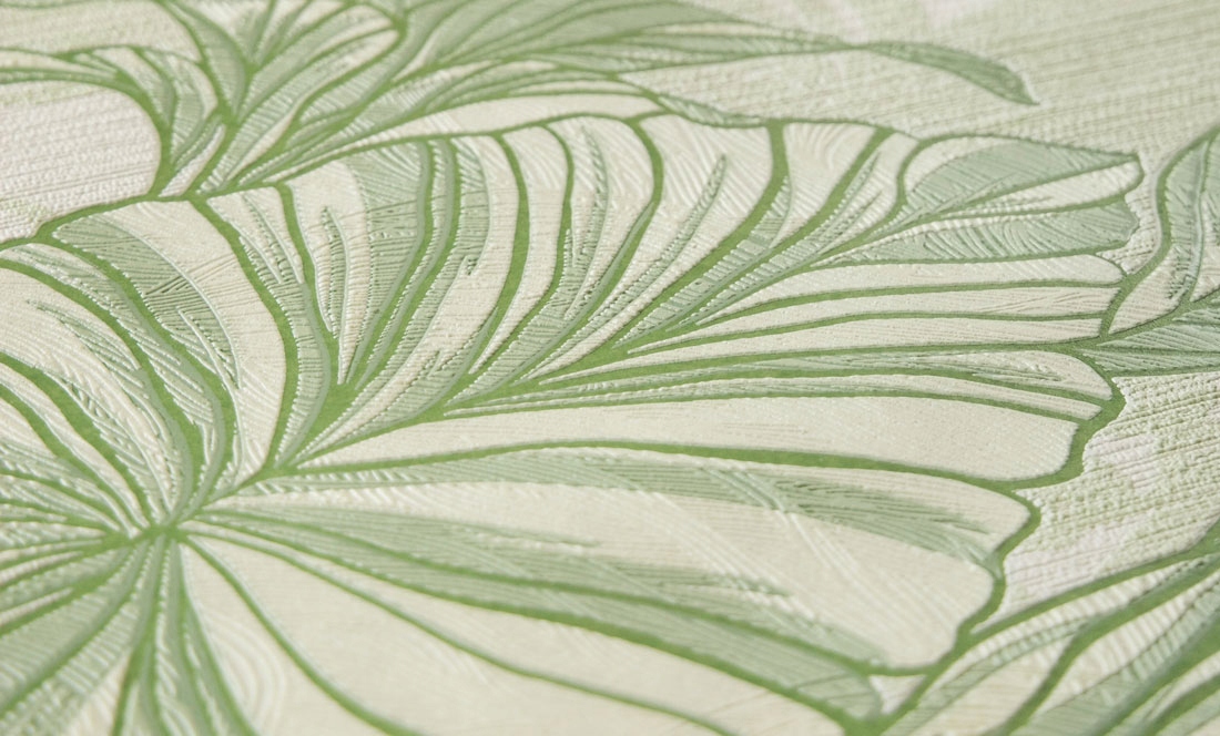 TAPETA WINYLOWA LIŚCIE PALMA NATURA HIT Kod producenta 30197-17