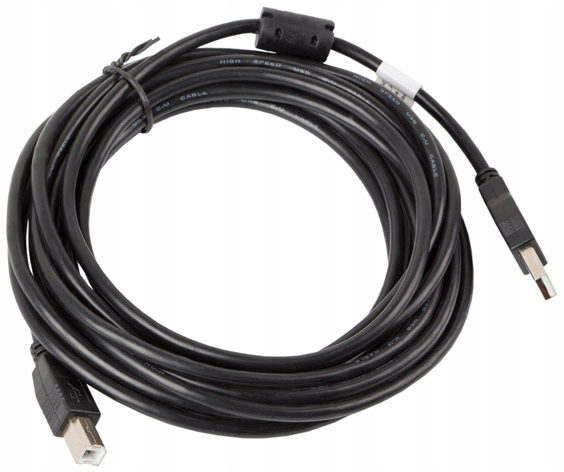 

Kabel 5m Usb 2.0 A-b Ab MM Hq black do drukarki