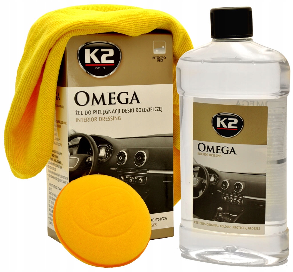 

K2 Omega Zestaw Żel do czyszczenia plastików G410