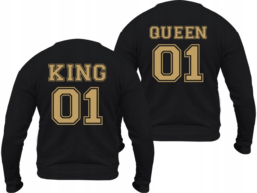 

Bluza King Queen bluzy na Walentynki dla Par XL