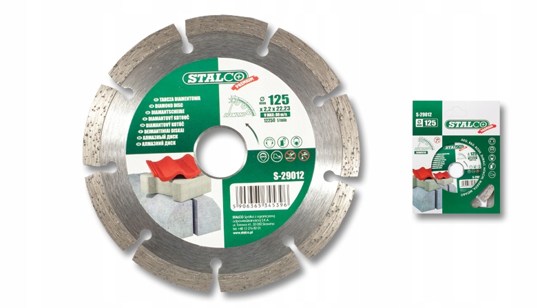 

Tarcza Diamentowa Segmentowa Ø230mm Stalco Premium