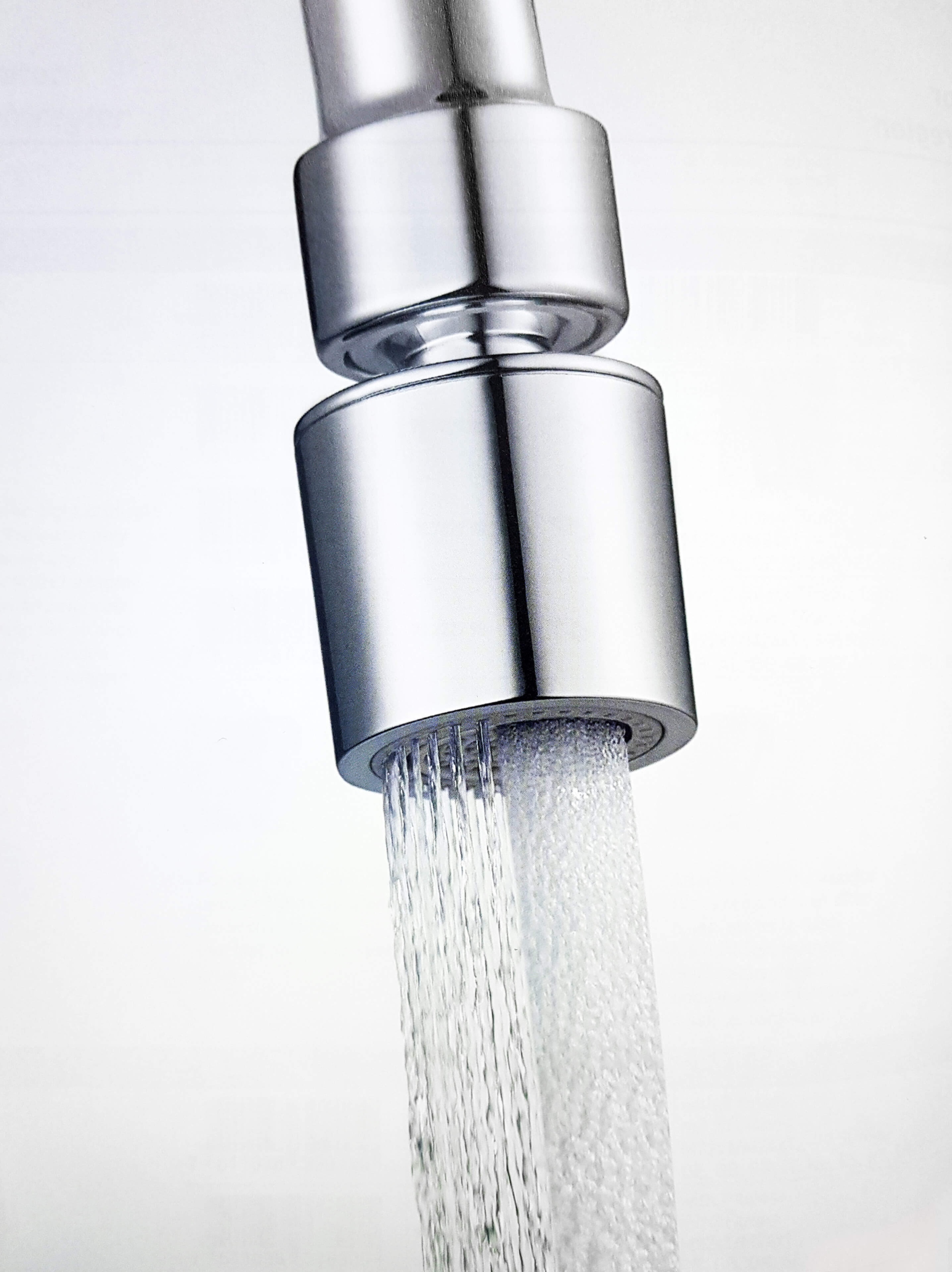 2-FUNKCYJNY nie chlapiący PERLATOR do baterii kuchennej Z PRZEGUBEM NEOPERL Kolor srebrny