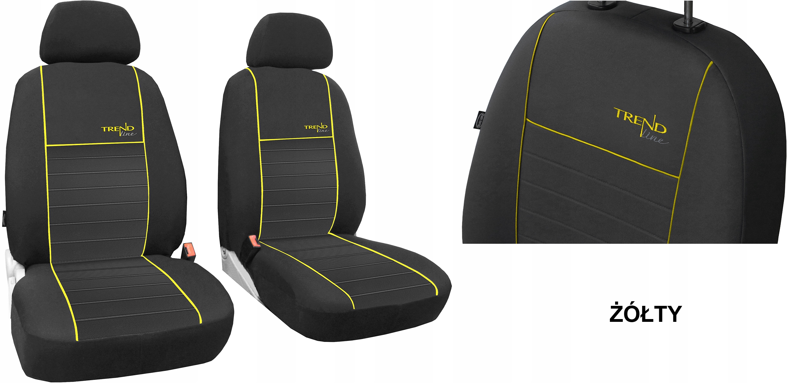 POKROWCE MIAROWE NA FOTELE CHEVROLET CAMARO VI 1+1 Materiał materiał tapicerski