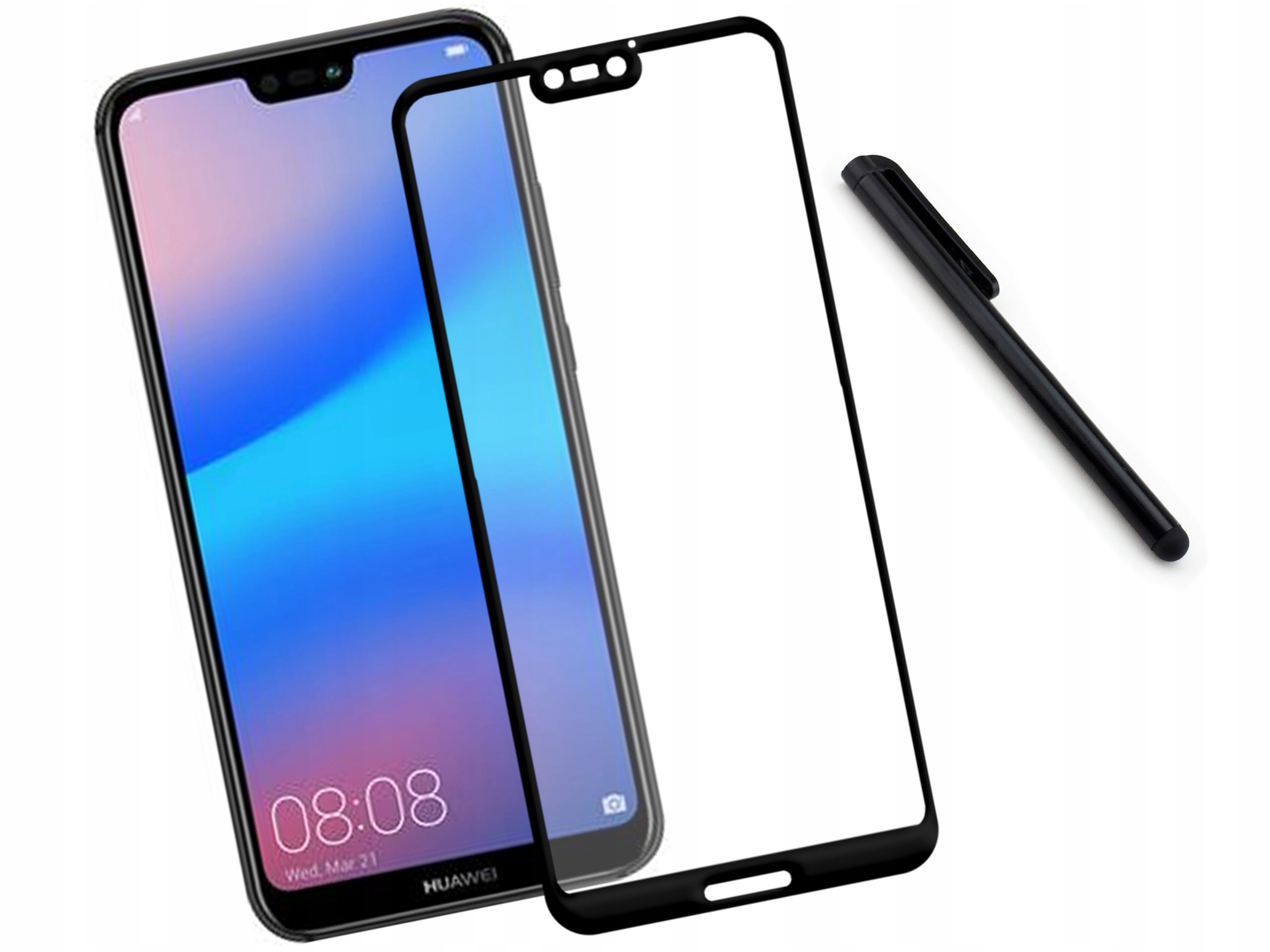 

Szkło hartowane 9H 3D Huawei Nova 3e Czarne