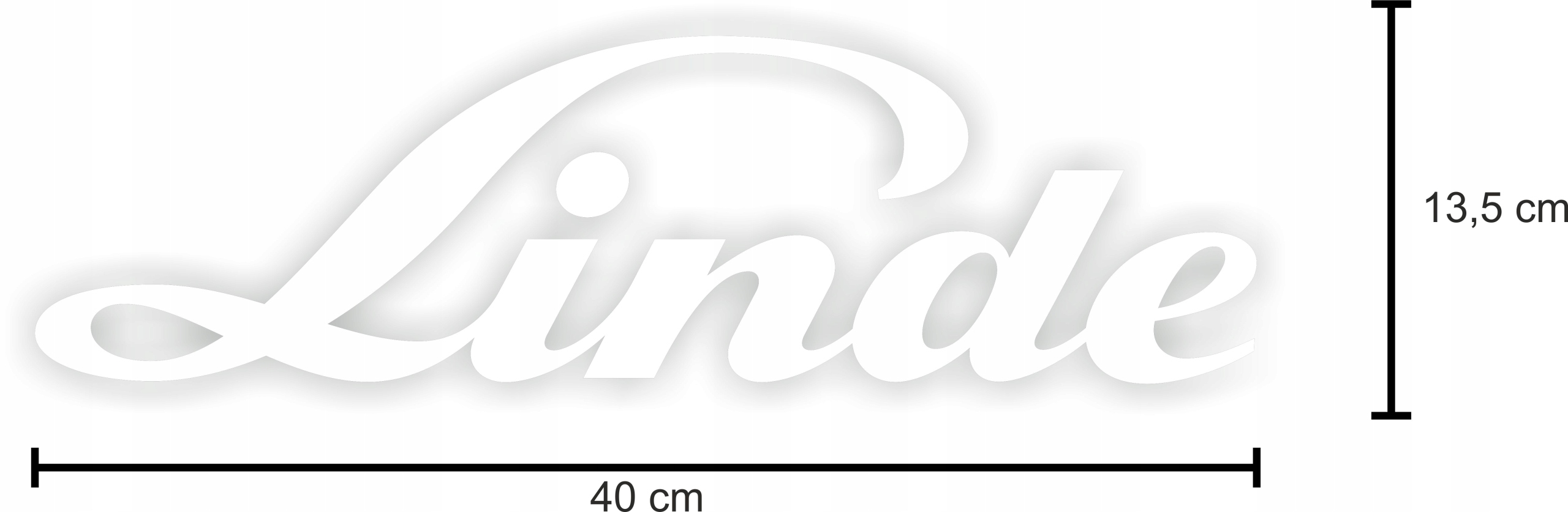 NAKLEJKI NAKLEJKA LINDE WÓZKI 2 SZTUKI 40 CM Producent części inny