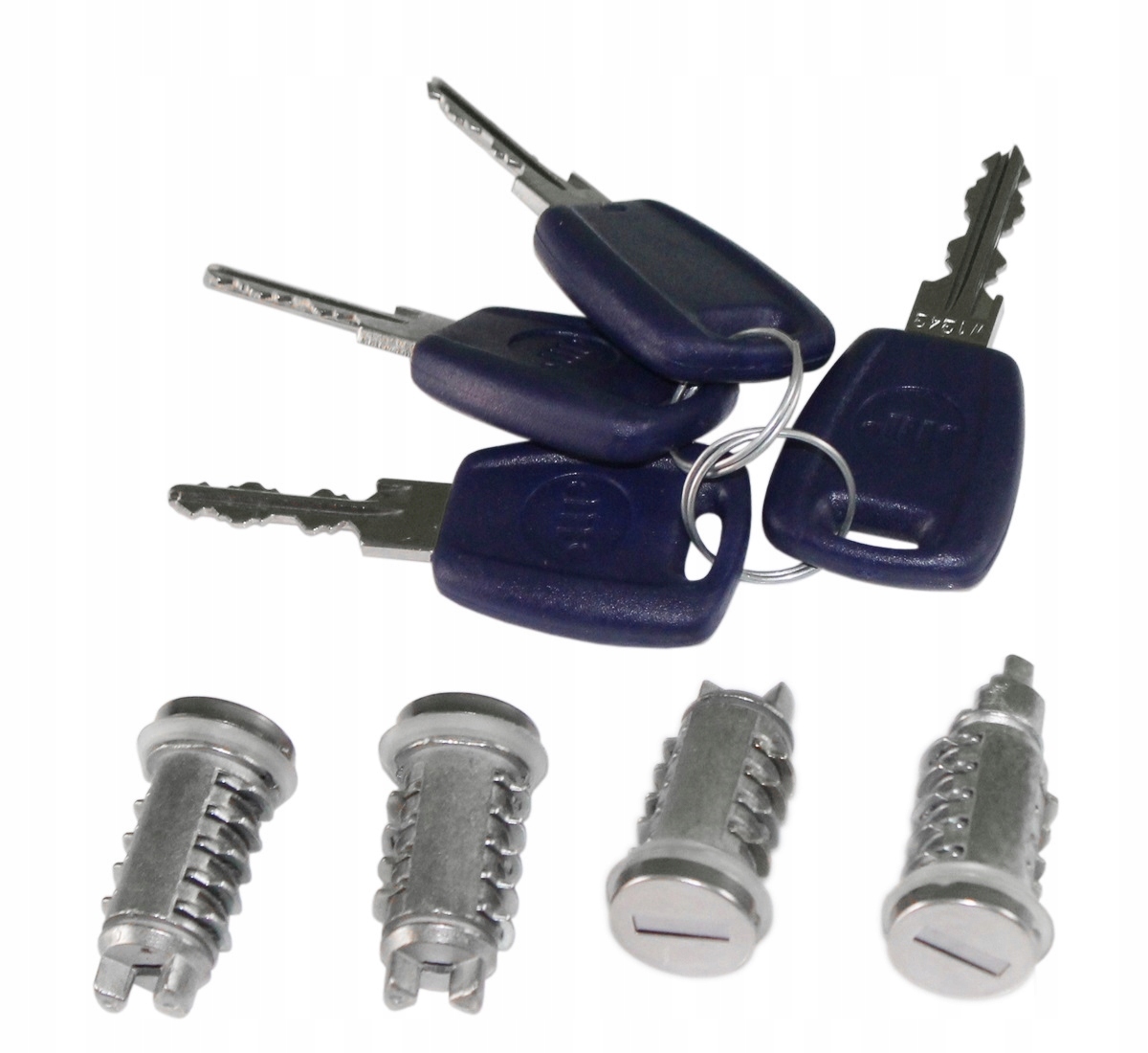 FIAT DOBLO ZESTAW ZAMKOW WKLADEK DRZWI PRZOD TYL