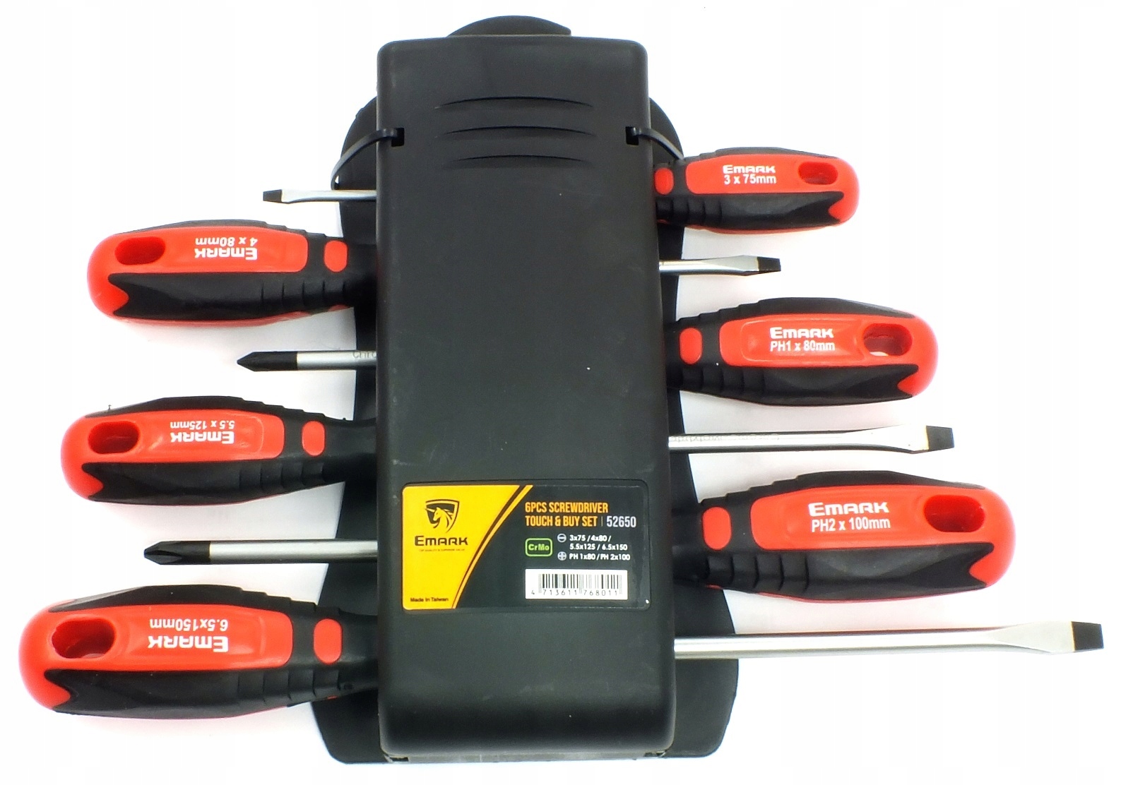 

Zestaw Wkrętaków Płaskie Krzyżowe 6 Sztuk Emark