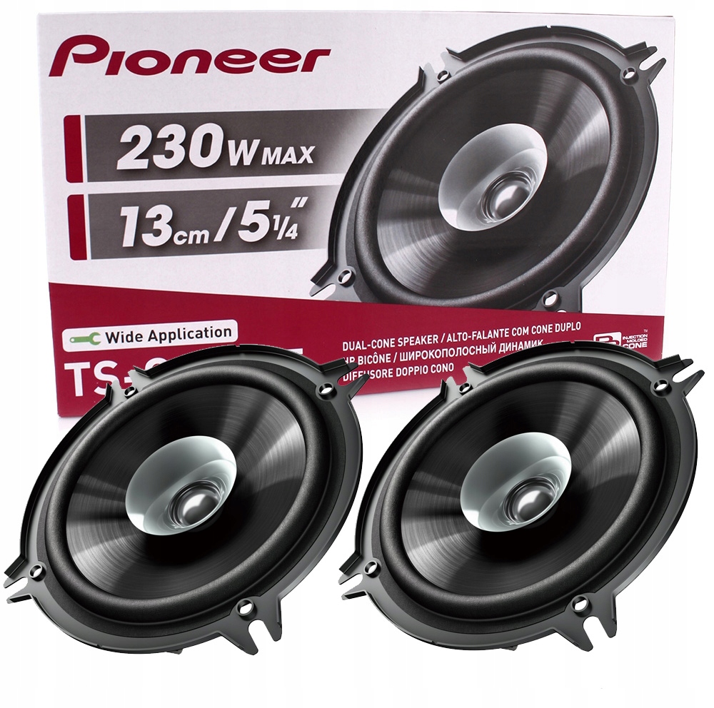 Pioneer 3 vías 13cm 250 vatios altavoces para audi a3 1996-2003 frontal auto Box